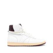 Rhude Hög-Top Panel Sneakers White, Herr