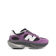 New Balance Lila/Svarta Panel Sneakers Purple, Dam