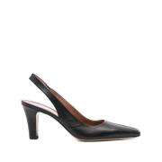 Paris Texas Svarta Slingback Blockklackskor Black, Dam