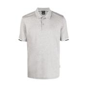 Hugo Boss Piqué Weave Polo Sweater Gray, Herr