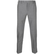 Pt01 Mid-Rise Ull Byxor Gray, Herr