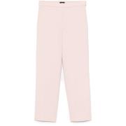 Theory Rosa Elastisk Midja Kort Byxor Pink, Dam