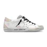 Golden Goose Super-Star Sneakers White, Dam