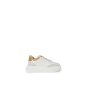 ASH Beige Läder Sneakers Dam Höstkollektion Beige, Dam