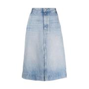 Khaite Denim Skirts Blue, Dam