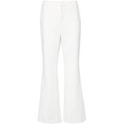 Balmain Wide Trousers White, Dam