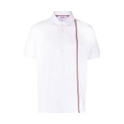 Thom Browne RWB Randig Pikétröja White, Herr