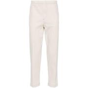 Cruna Beige Denim Elastiska Dragsko Byxor Beige, Herr