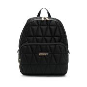 Versace Quiltad Svart Bumväska Black, Herr