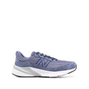 New Balance Blå Mesh Sneakers med Mandel Tå Purple, Herr