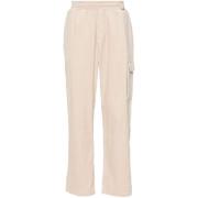 Family First Beige Corduroy Cargo Byxor Beige, Herr