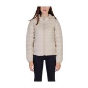 Only Beige Nylon Jacka & Kappa Kollektion Beige, Dam