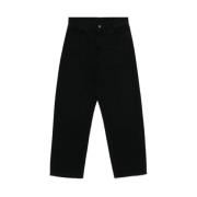 Carhartt Wip Svart Klassiska Fem-Ficks Jeans Black, Herr