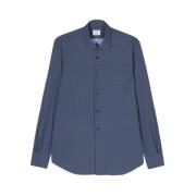 Mazzarelli Casual Shirts Blue, Herr