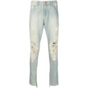 United Rivers Broderade Ripped Skinny Jeans Blue, Herr