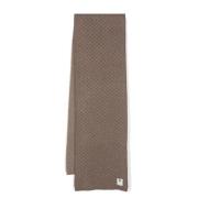 Lady Anne Kamelbrun Cashmere Jacquard Halsduk Brown, Herr