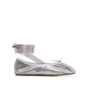 Repetto Glitter Båge Slips Ankelrem Skor Gray, Dam