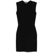 Stella McCartney Svart Mesh Panel Klänning Black, Dam