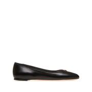 Bally Svarta Läder Slip-On Skor Black, Dam