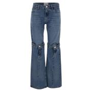 Coperni Wide Jeans Blue, Dam