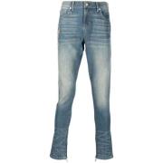 United Rivers Blå Broderade Skinny Jeans Blue, Herr