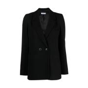 Anine Bing Svart ullblandning Kaia blazer Black, Dam