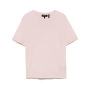 Theory Bubblegum Pink Crew Neck Sweater Pink, Dam