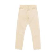 Fear Of God Beige Denim Klassiska Femficksjeans Beige, Herr