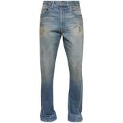 Gallery Dept. Blå Denim Jeans med Distressed Finish Blue, Herr