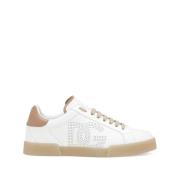 Dolce & Gabbana Vita Perforerade Logosneakers White, Herr