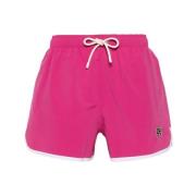 Palm Angels Fuchsia Beachwear med Meshfoder Pink, Herr