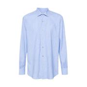 Mazzarelli Casual Shirts Blue, Herr