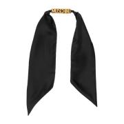 Moschino Sidenscarf Black, Dam