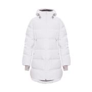 Herno Nylon dunjacka med huva White, Dam