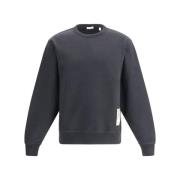 Burberry Logo Sweatshirt med Equestrian Knight detalj Black, Herr