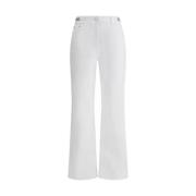 Versace Vita bomullsjeans med modern design White, Dam