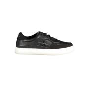 Calvin Klein Svarta sportsneakers med kontrastdetaljer Black, Herr