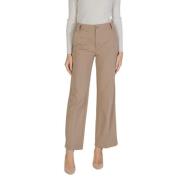 Street One Beige Viskos Jeans & Byxor Beige, Dam