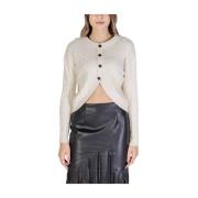 Vero Moda Kräm Viskos Stickat Höst/Vinter Kollektion Beige, Dam