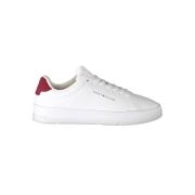 Tommy Hilfiger Vit läder herr sneaker White, Herr