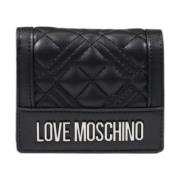 Love Moschino Liten Damplånbok Vår/Sommar Kollektion Black, Dam