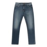 Hand Picked High-Waist Denim Jeans Blue, Herr