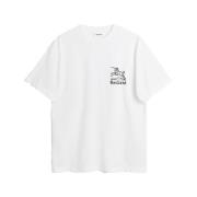 Soulland Enhörning T-shirt i vitt White, Herr