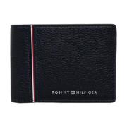 Tommy Hilfiger Läder Herr Plånbok Vår/Sommar Kollektion Black, Herr