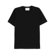 Iceberg Svart Crew Neck T-shirt Korta ärmar Black, Herr