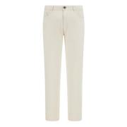 Boggi Milano Cream Denim Jeans Beige, Herr