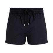 Vilebrequin Korta Jacquard Turtles Badshorts för Herrar Black, Herr