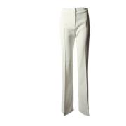 PINKO Vita Byxor med Elastan Material White, Dam