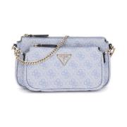 Guess Stilren Crossbody Handväska Blue, Dam