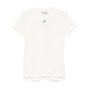 Vivienne Westwood Vita Orb Logo T-shirts och Polos White, Dam